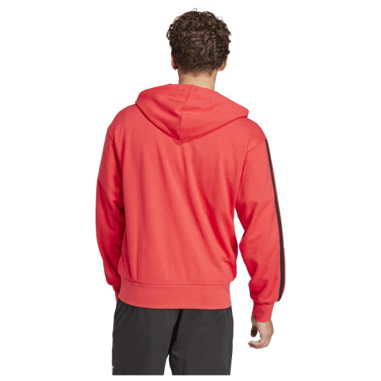 Adidas Ανδρική ζακέτα Essentials 3-Stripes French Terry Full-Zip Hoodie